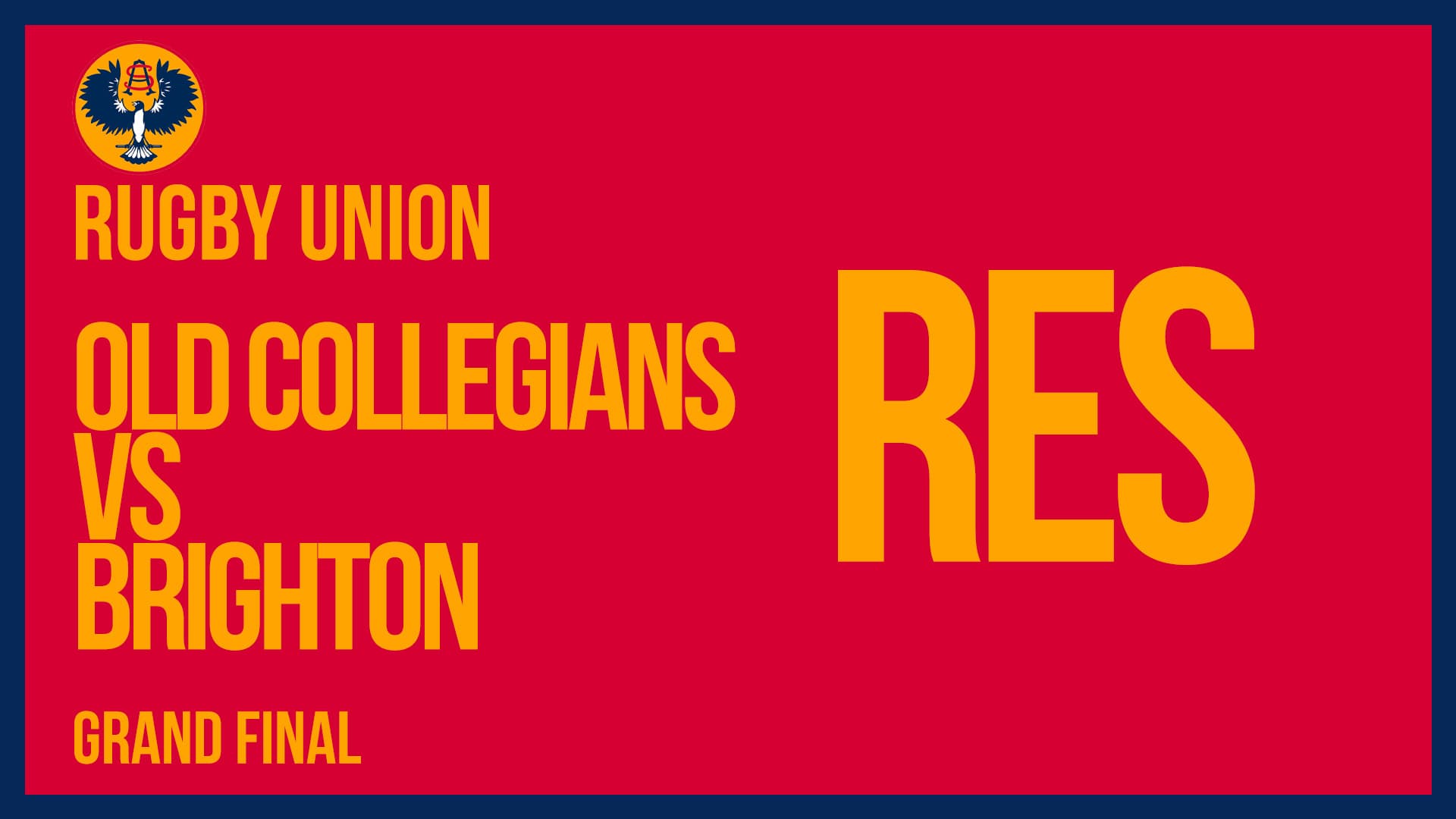RUSA Reserves | Old Collegians vs Brighton | Grand Final