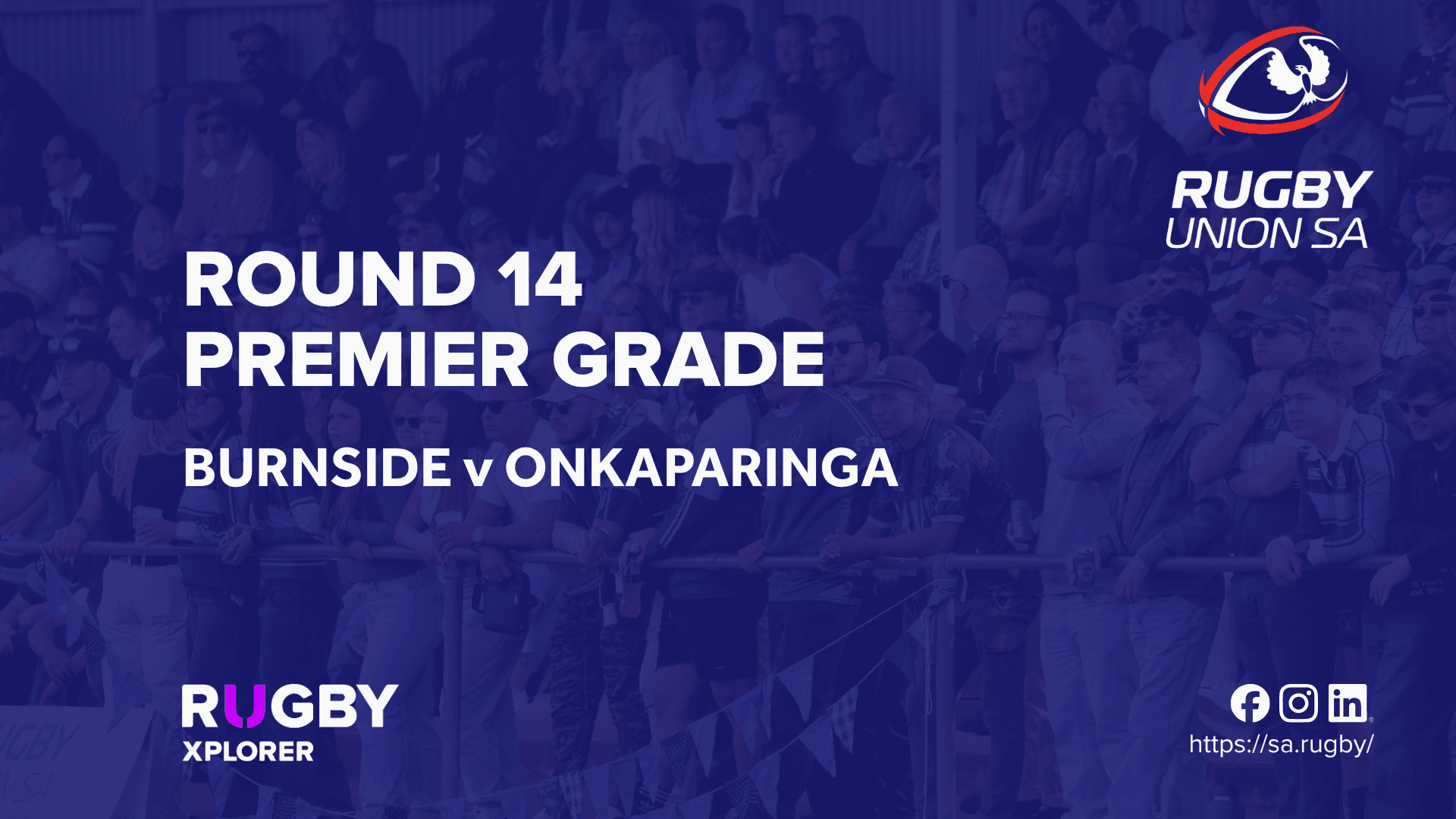 RugbySA Rd 14 Premier Burnside v Onkaparinga