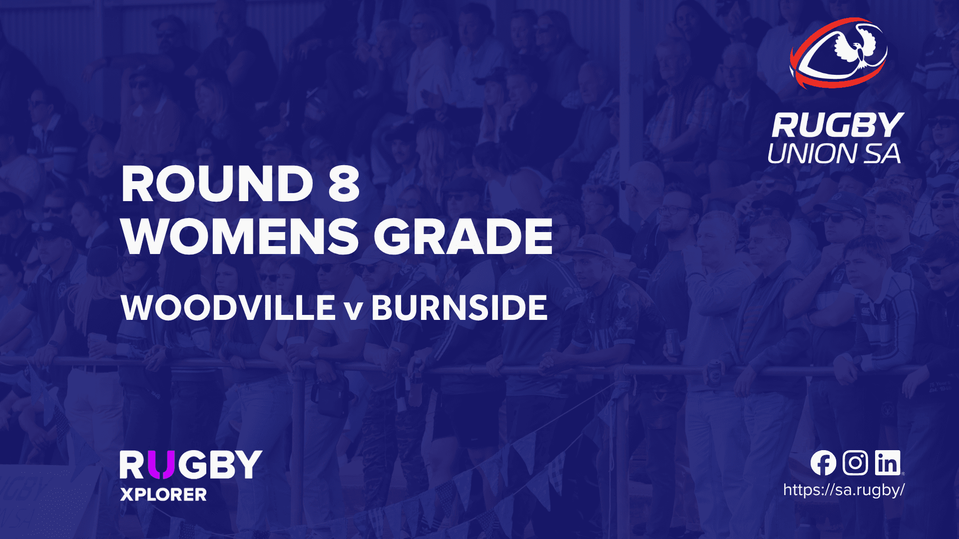 RugbySA Rd 8 Women Woodville v Burnside