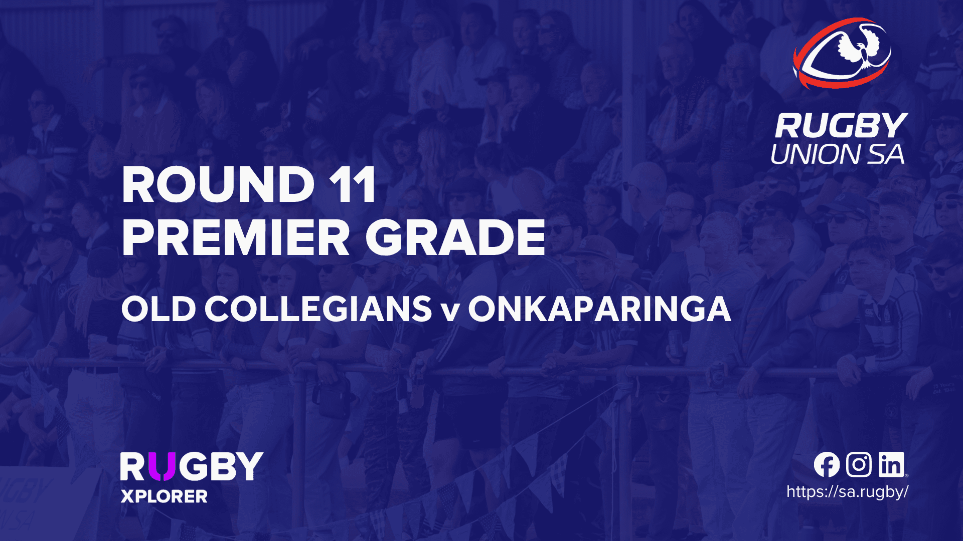 RugbySA Rd 11 Premier Old Collegians v Onkaparinga
