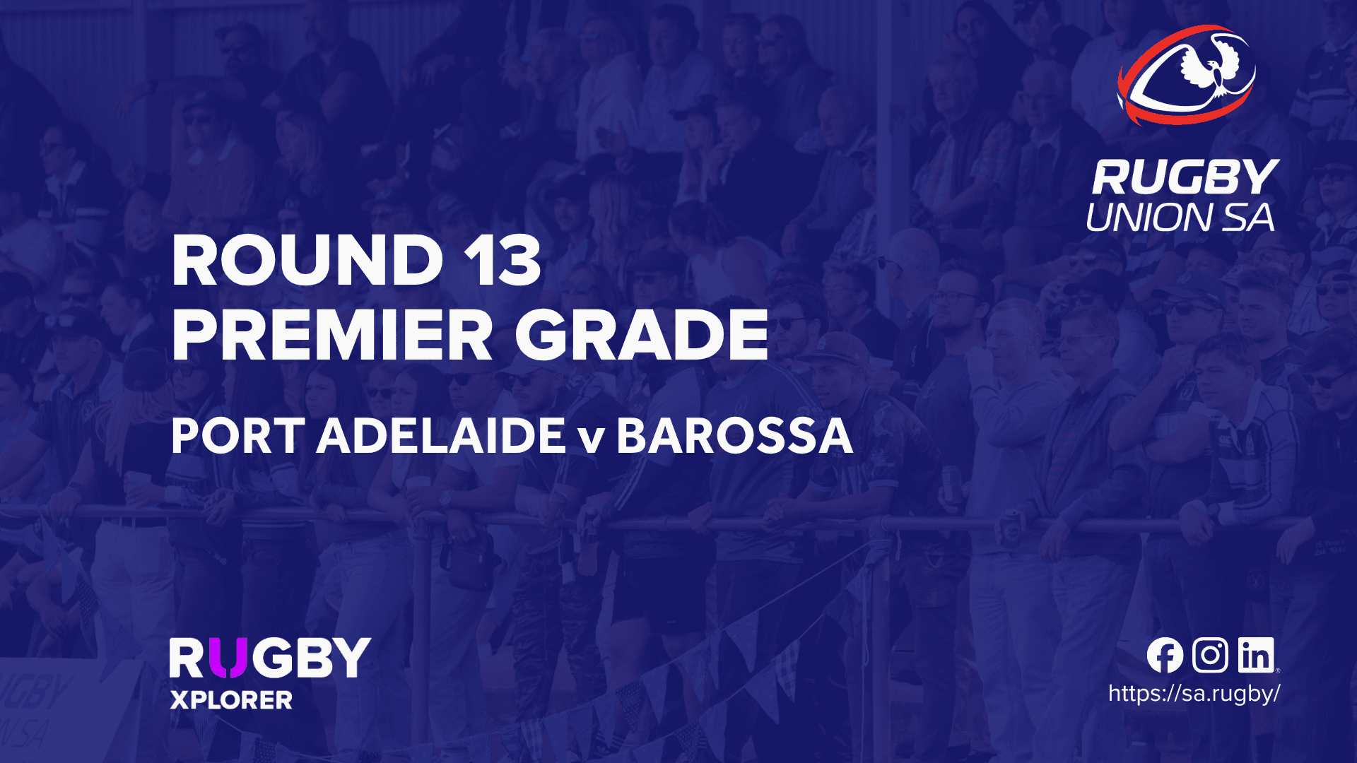 RugbySA Rd 13 Premier Port Adelaide v Barossa