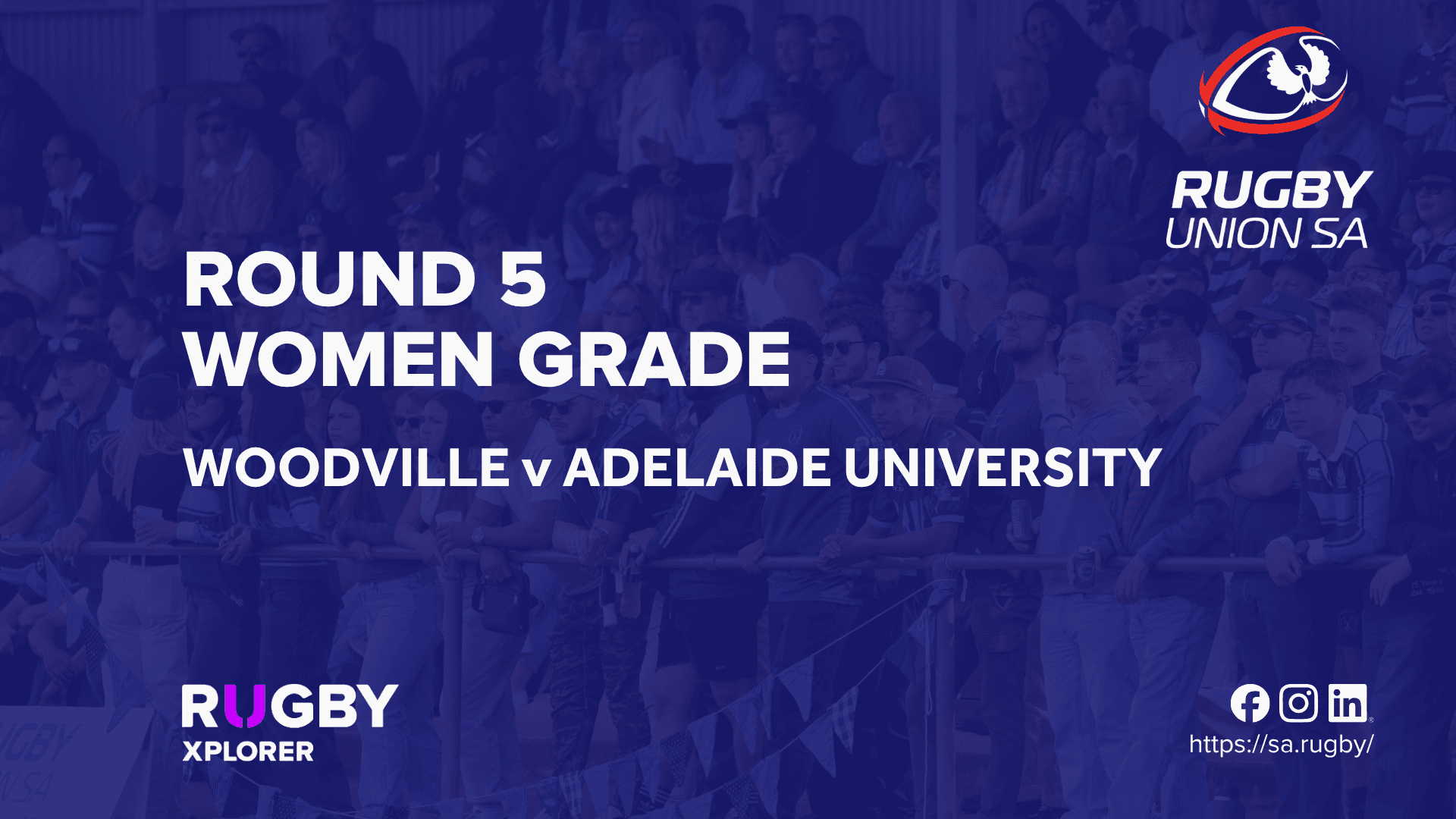 RugbySA Rd 5 Women Woodville v Adelaide University