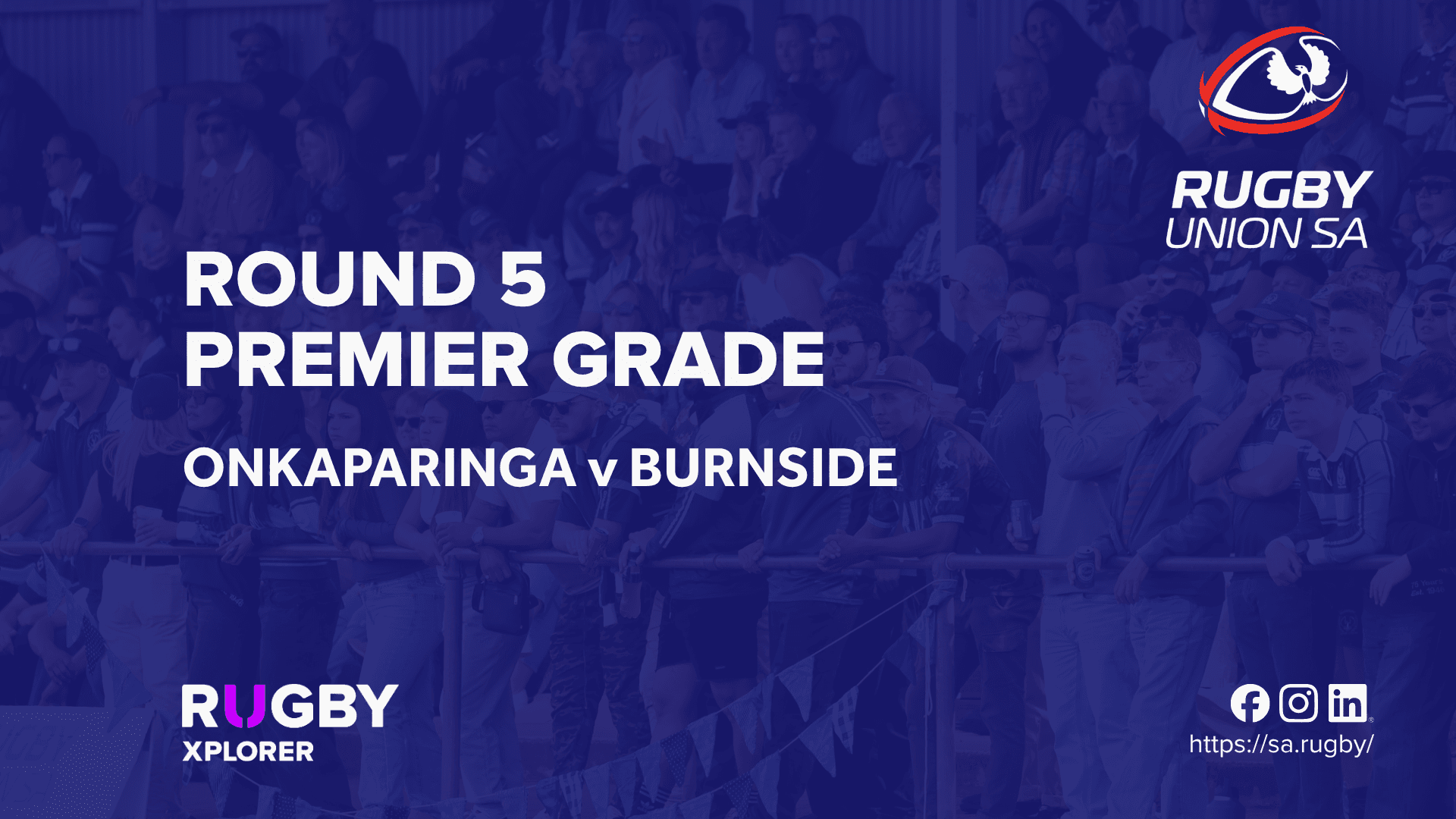 RugbySA Rd 5 Premier Onkaparinga v Burnside