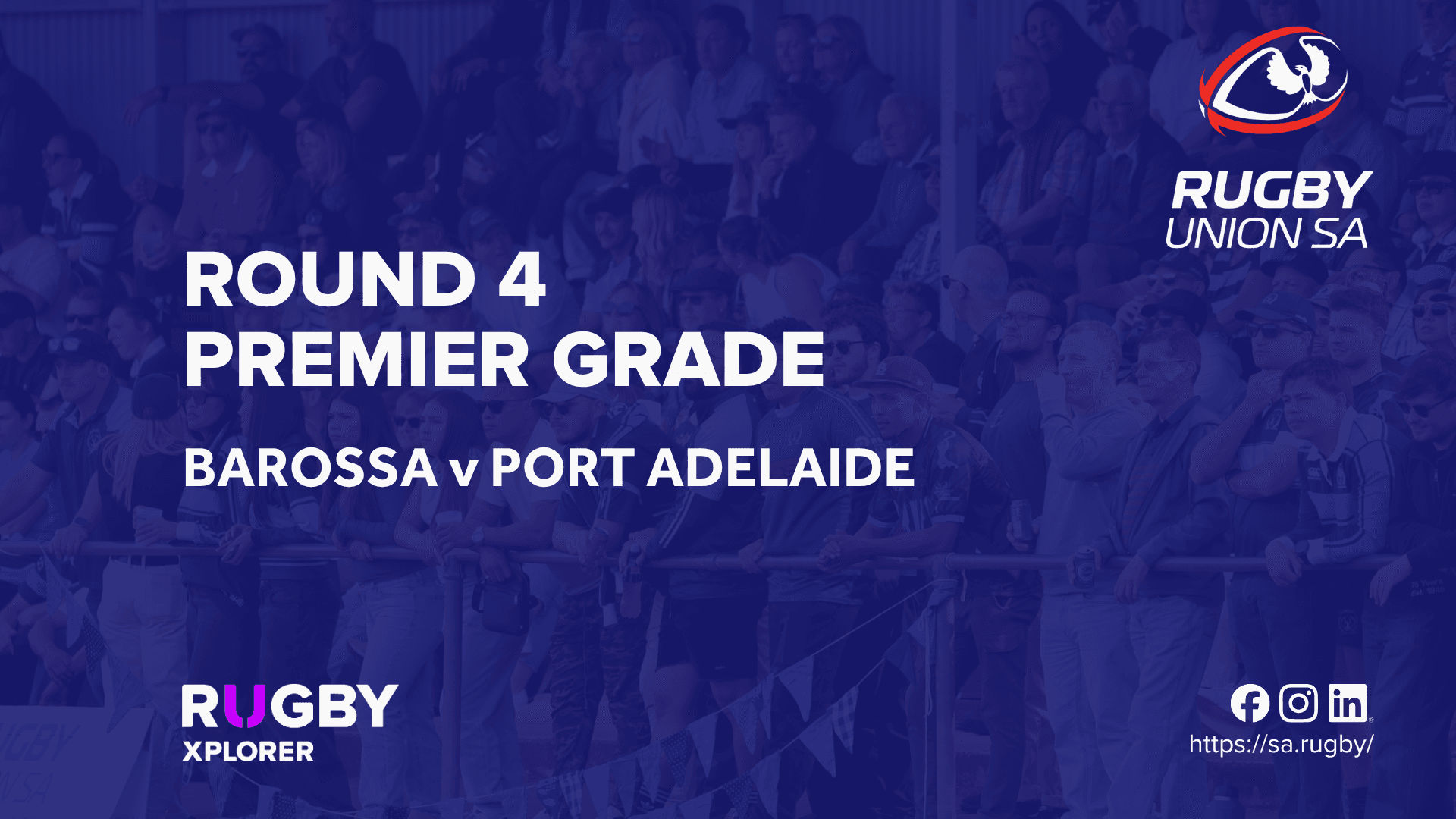 RugbySA Rd 4 Premier Barossa v Port Adelaide