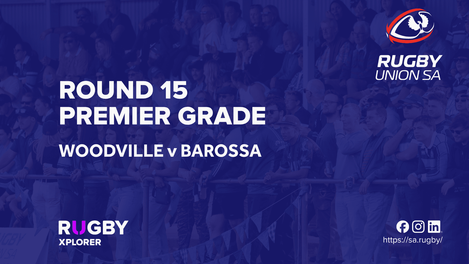 RugbySA Rd 15 Premier Woodville v Barossa