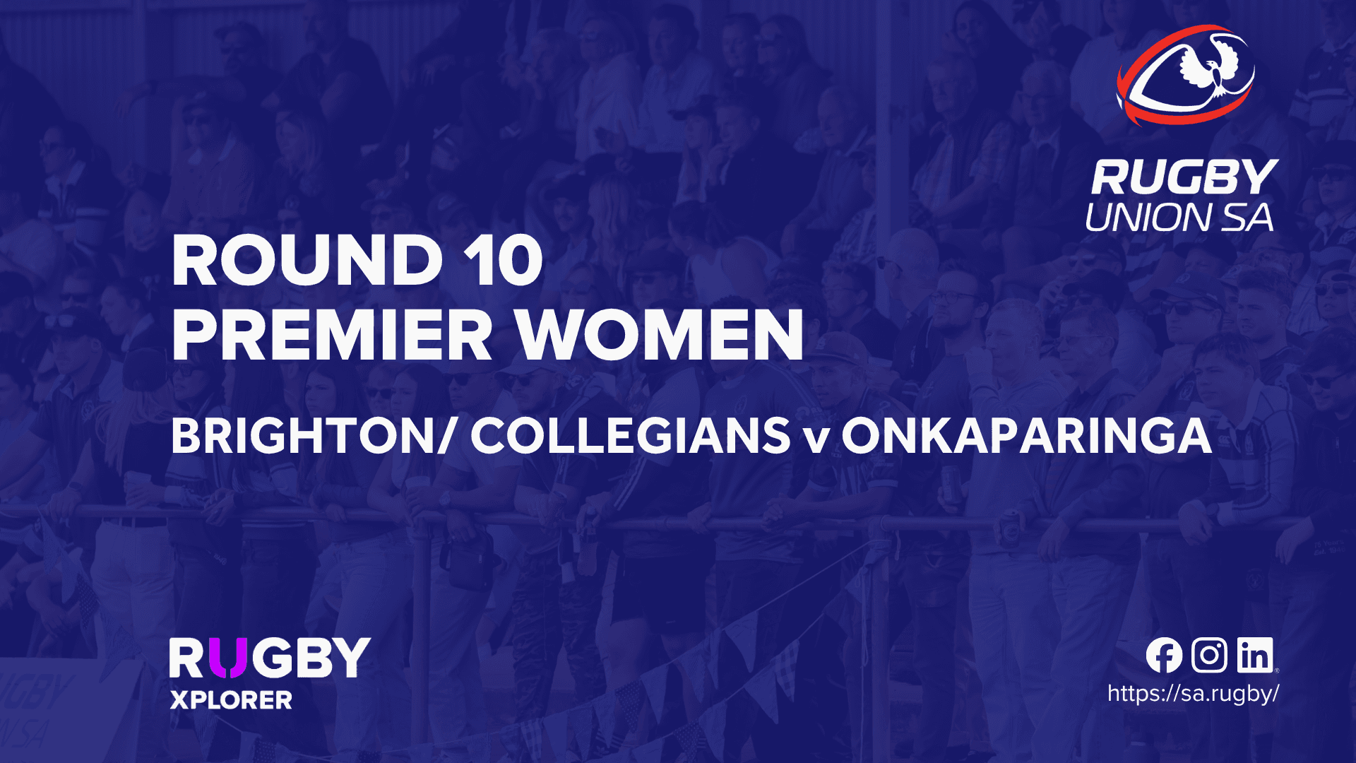 RugbySA Rd 10 Women Brighton/ Collegians v Onkaparinga