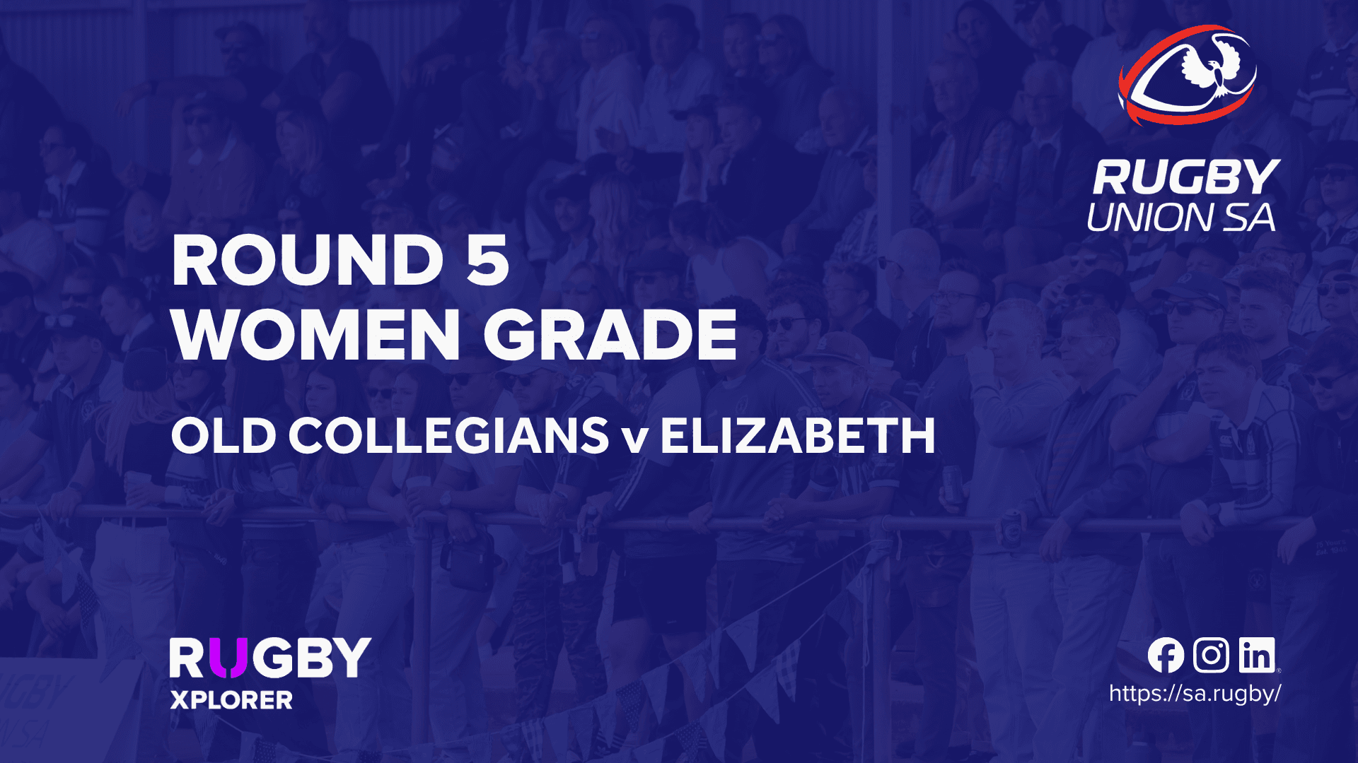 RugbySA Rd 5 Women Old Collegians v Elizabeth