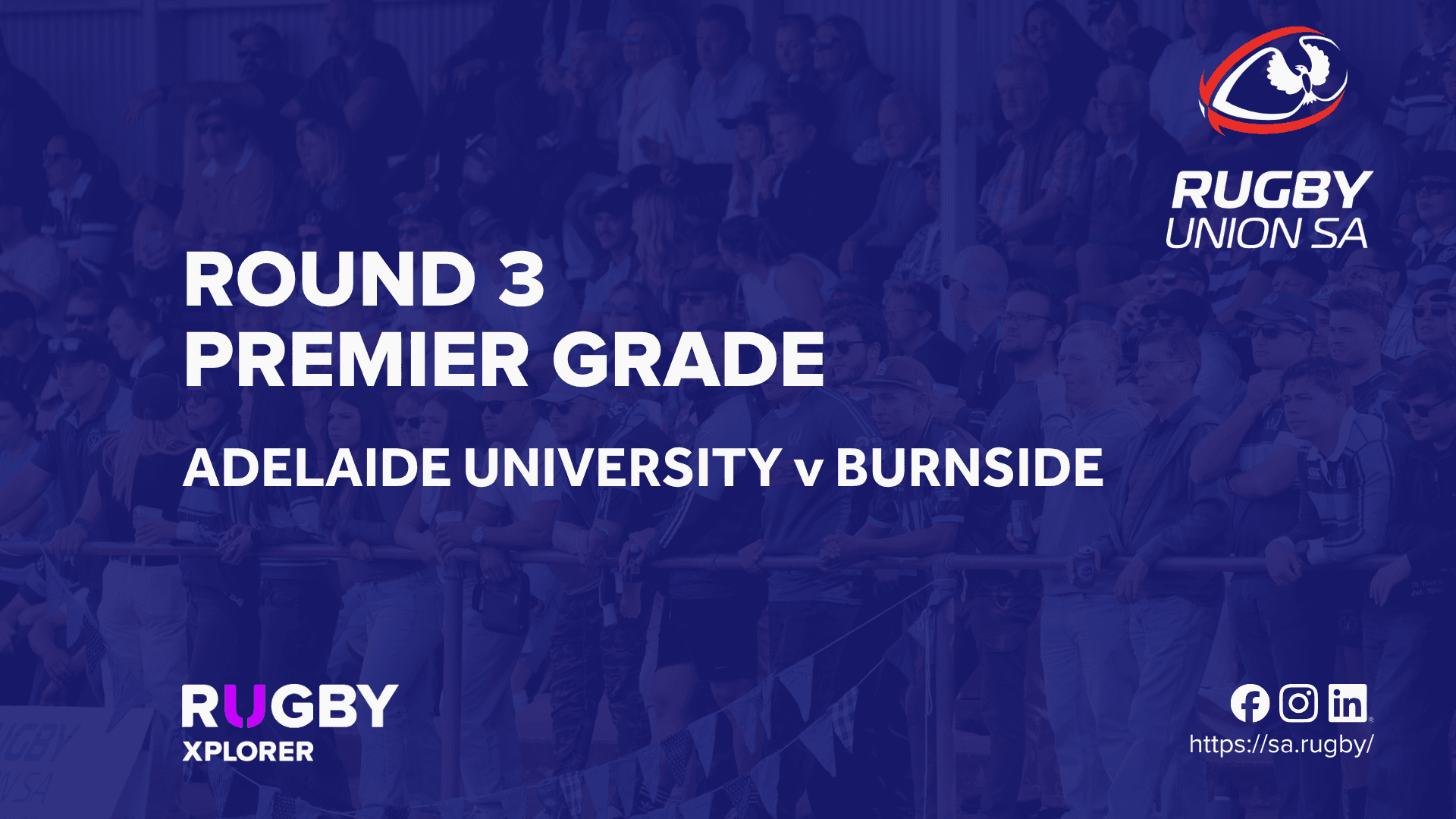 RugbySA Rd 3 Premier Adelaide University v Burnside
