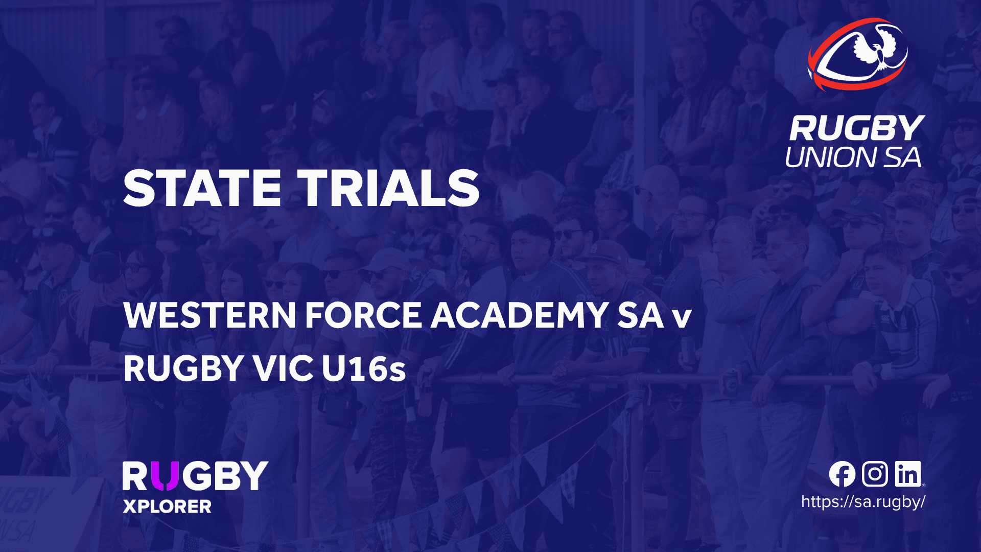RugbySA Western Force Academy SA v Rugby Victoria Super U16s