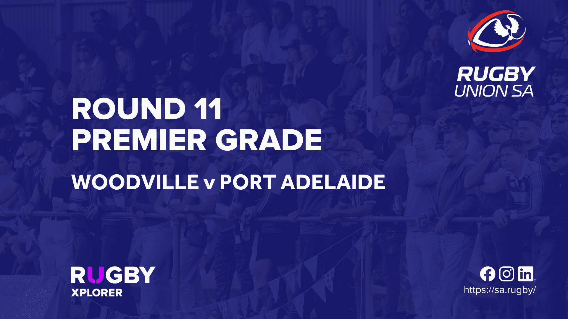 RugbySA Rd 11 Premier Woodville v Port Adelaide