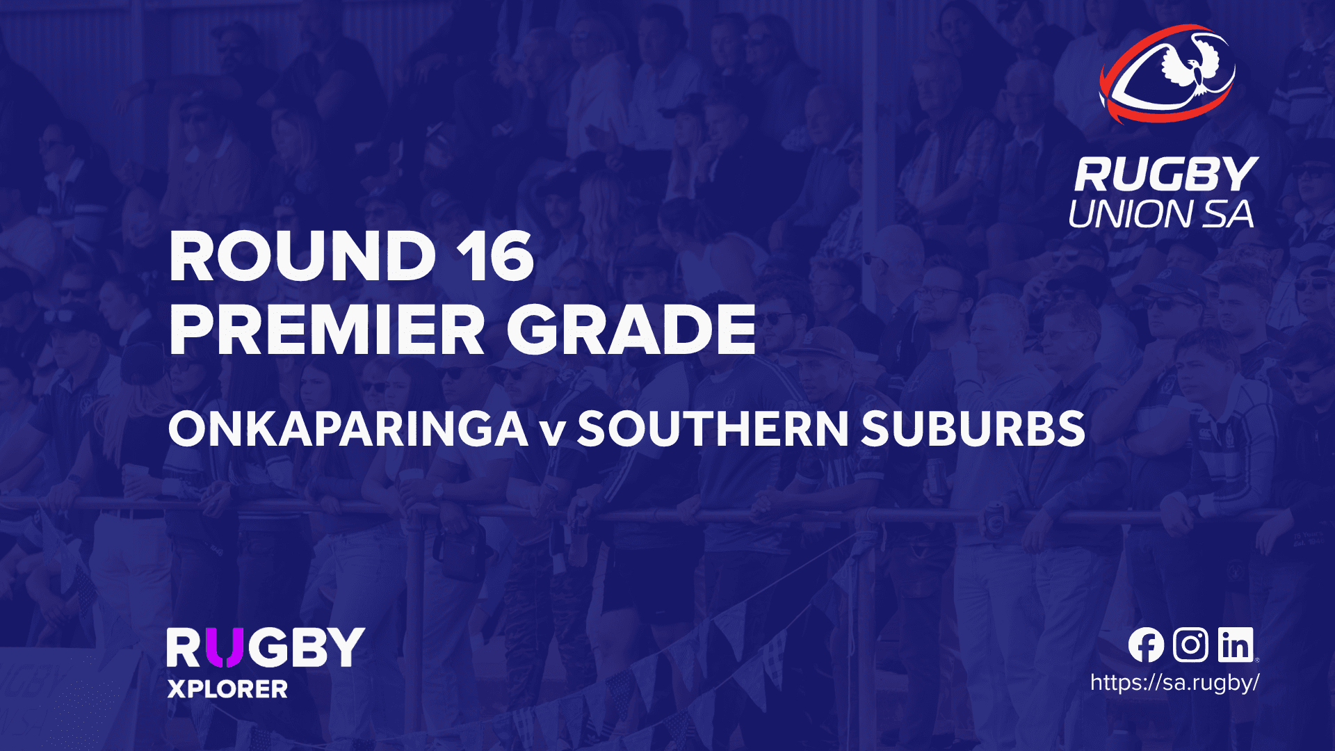 RugbySA Rd 16 Premier Onkaparinga v Southern Suburbs