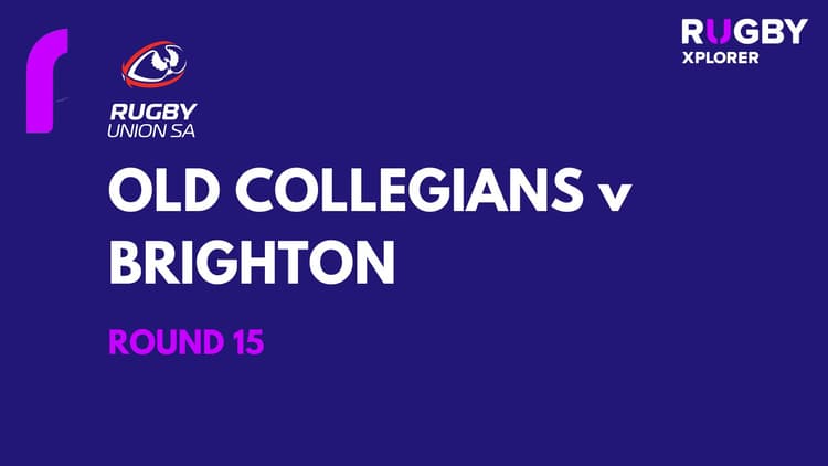 RugbySA Old Collegians v Brighton Rd 15