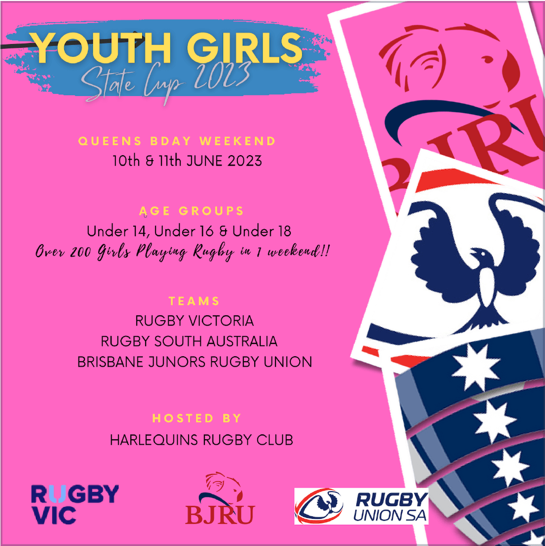 RugbyVic 2023 Girls Development Program