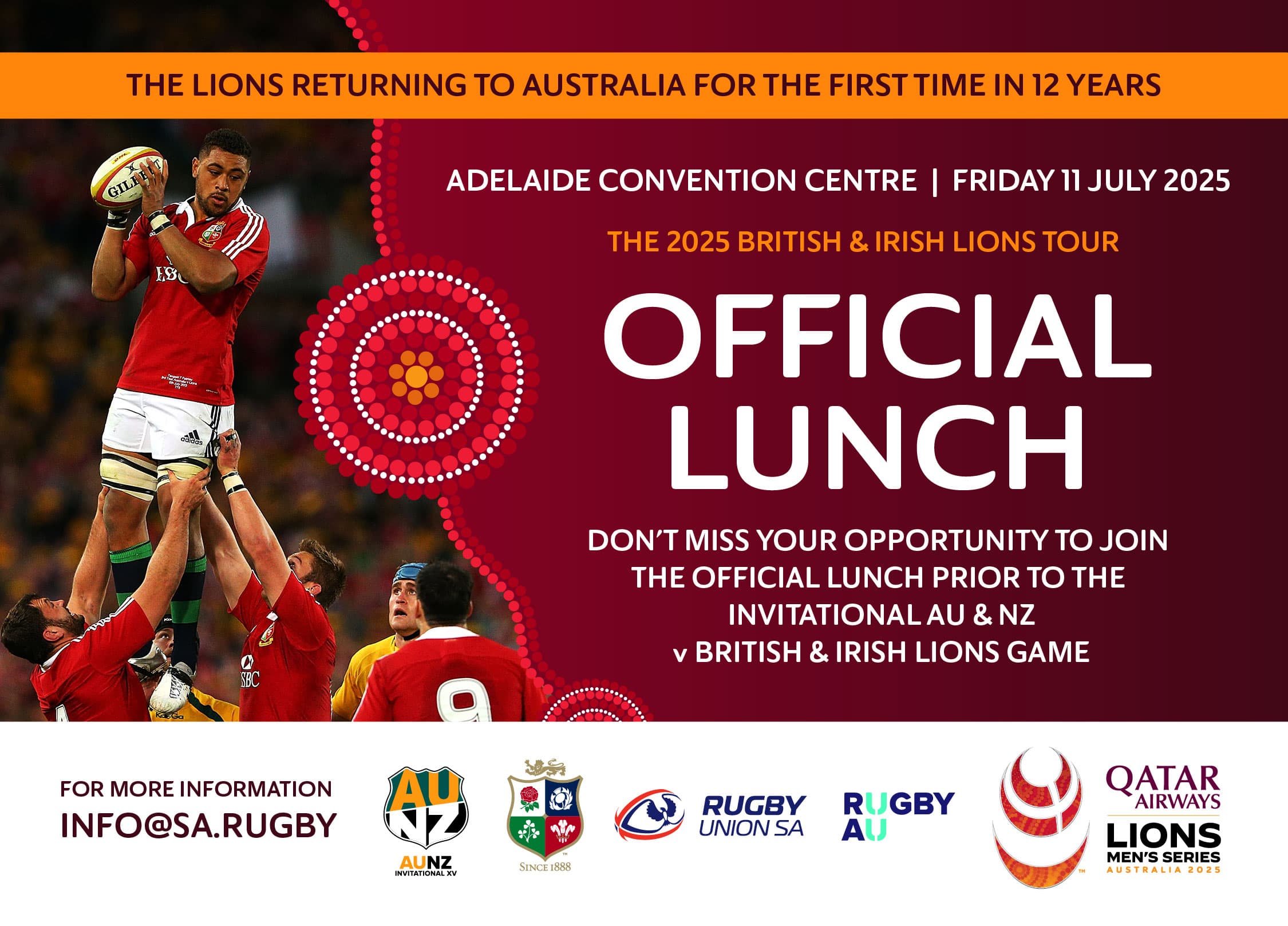 RugbySA Lions Lunch