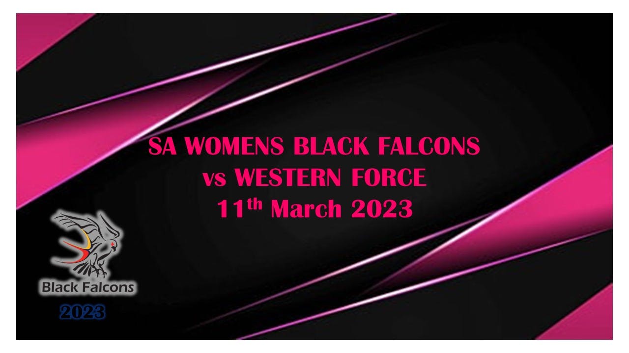 2023 Black Falcons v Western Force Women