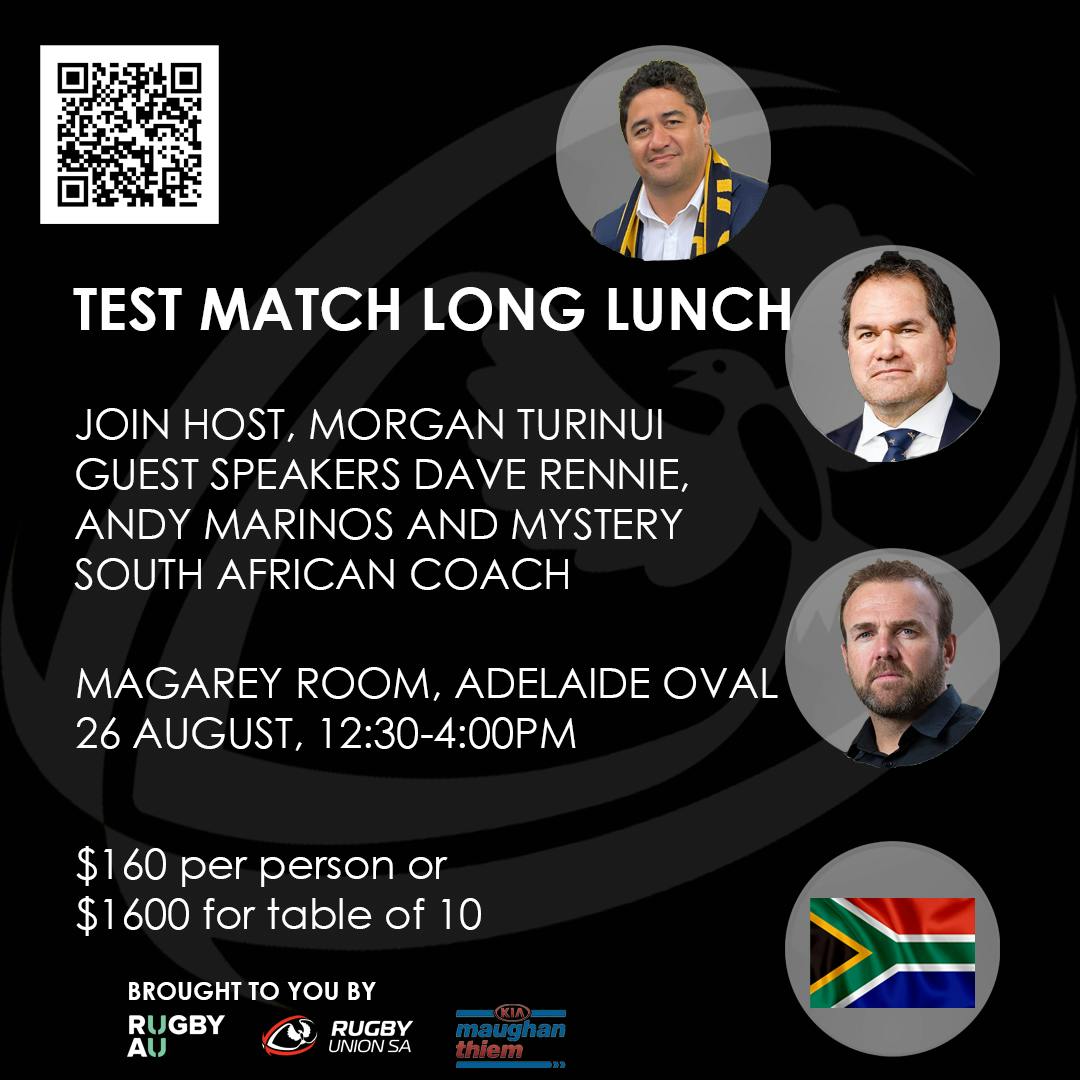 Test Match Long Luch Socials, RugbySA